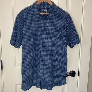 Patagonia Men's Back Step Shirt- Large (organic cotton & hemp)